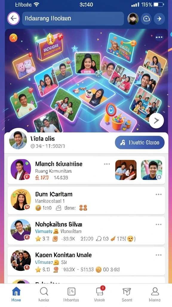 Fitur interaksi sosial dengan pemain lain yang menyenangkan.