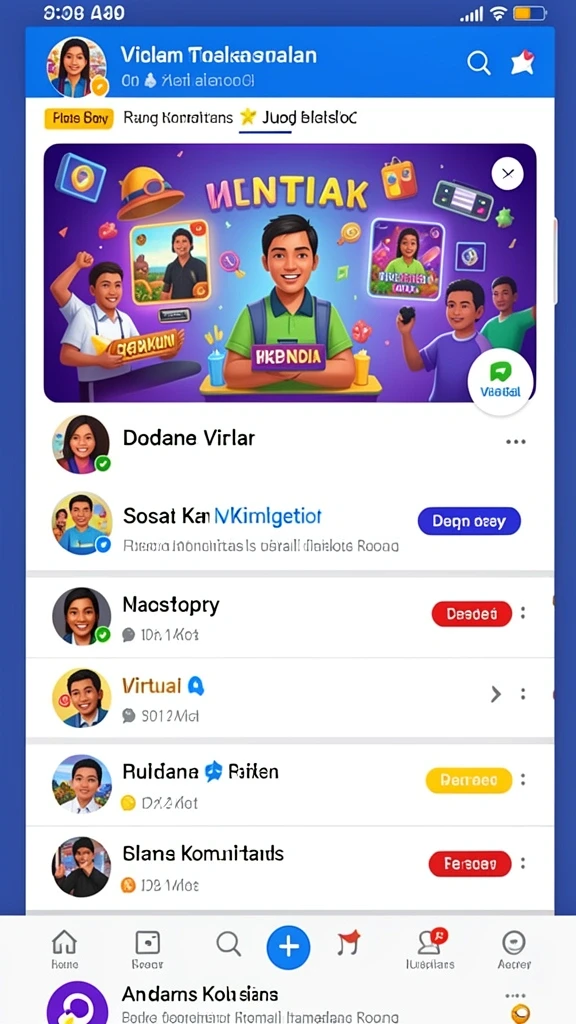 Beragam karakter yang bisa dipilih dan dikustomisasi.