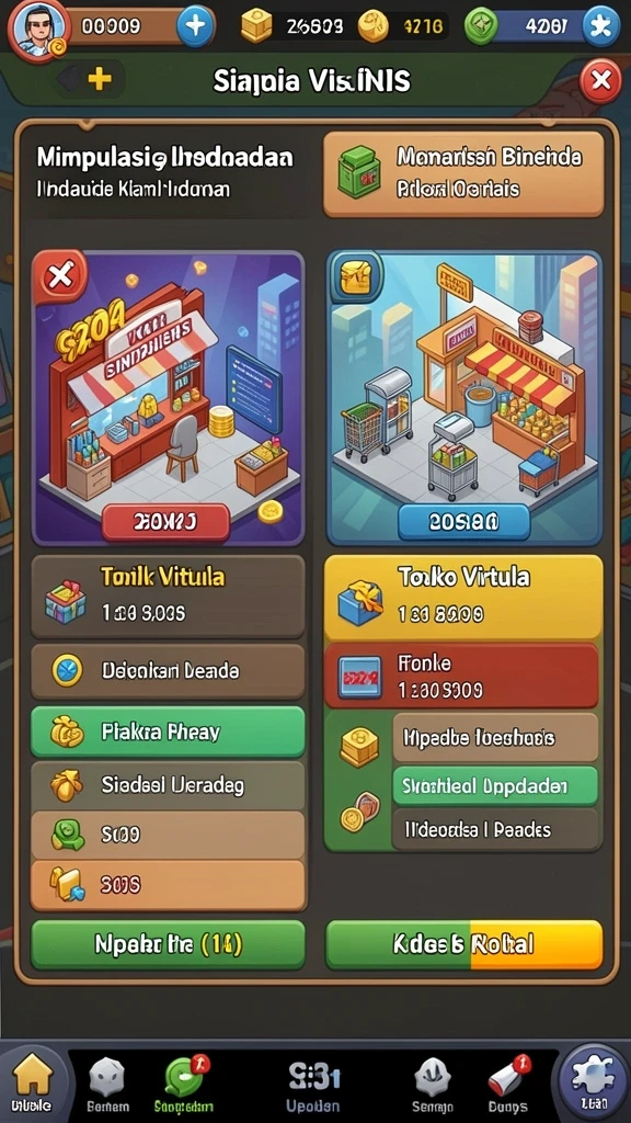 Tampilan antarmuka yang intuitif dan menarik.