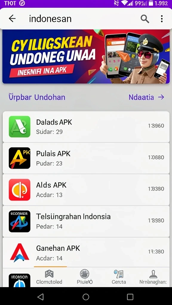 Tampilan antarmuka yang modern dan ramah pengguna.