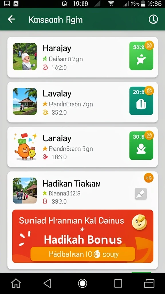 Beragam pilihan permainan taruhan yang seru.