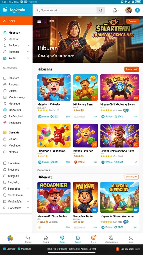 Tampilan utama game CEPAT88 yang menarik.