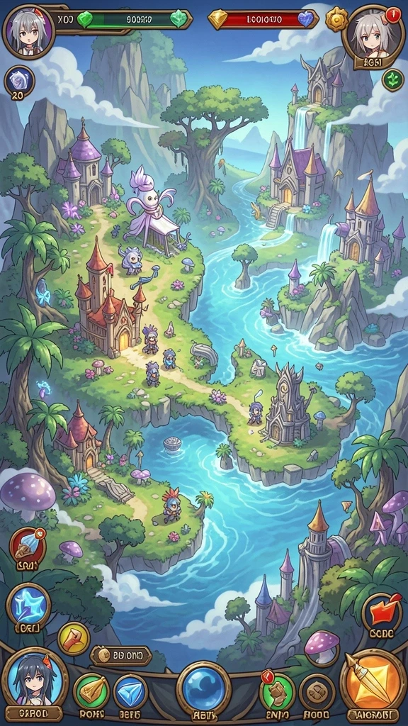Gameplay seru saat menjelajahi berbagai level.