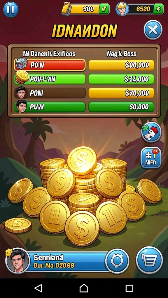 Screenshot dari dunia yang menakjubkan di GOD77.
