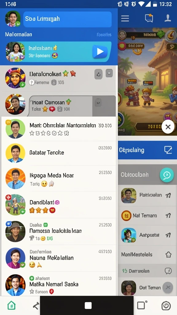 Screenshot menunjukkan mode multiplayer yang seru.