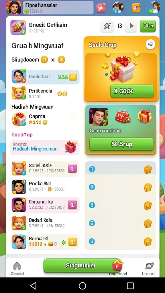 Notifikasi hasil terkini untuk semua pemain.