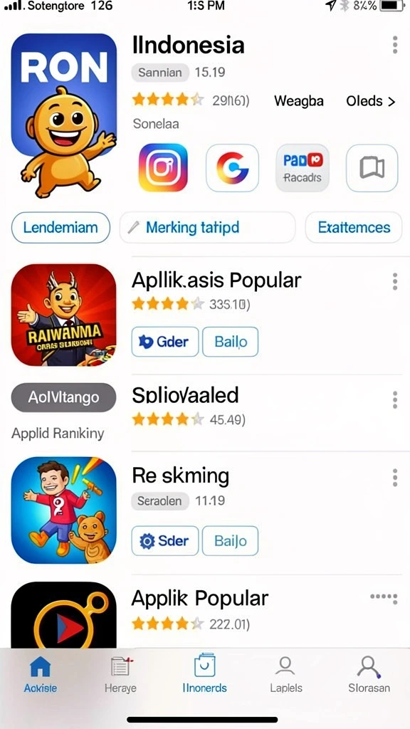 Antarmuka yang user-friendly untuk semua pemain.