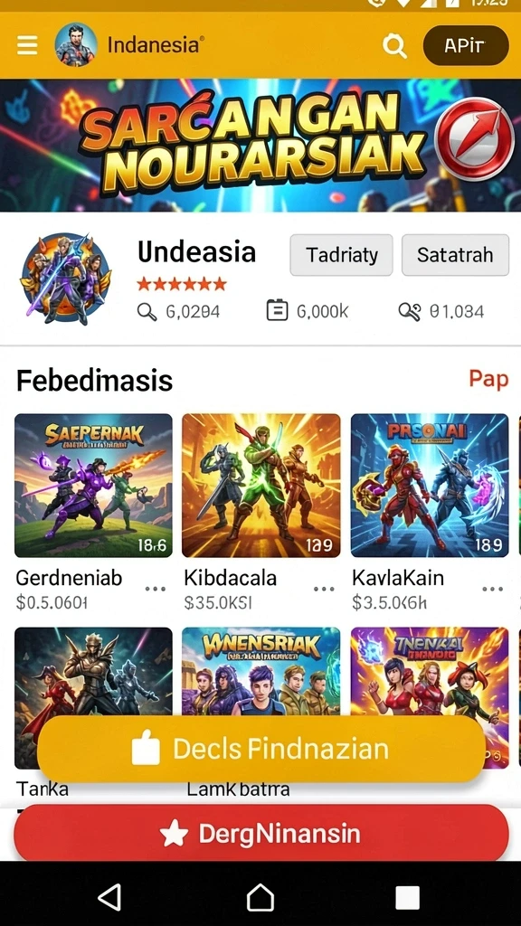 Tampilan antarmuka yang menarik dan mudah digunakan.