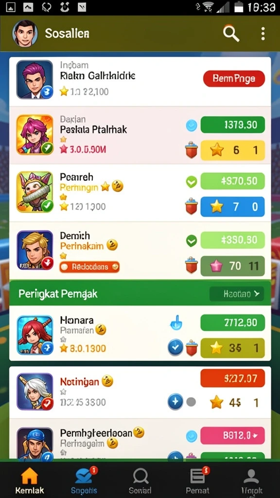 Tangkapan layar menampilkan karakter utama dalam aksi.