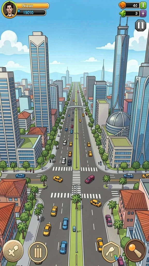 Tampilan utama game MEGA338 dengan karakter yang menarik.