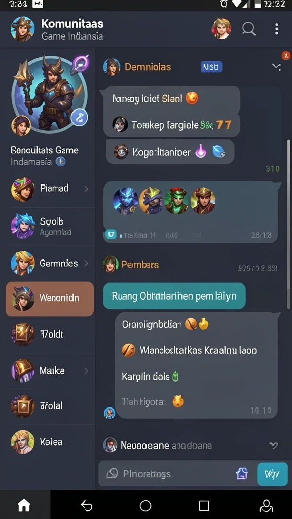 Tampilan awal yang menarik dan mudah dinavigasi.