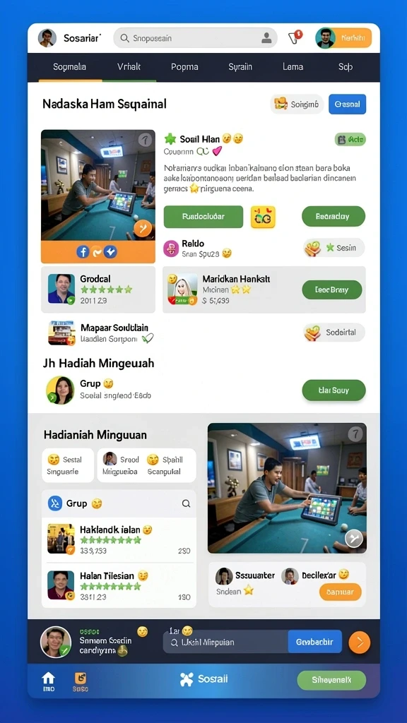Tampilan antarmuka yang ramah pengguna.