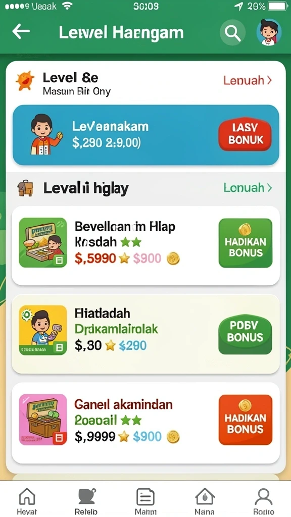 Tampilan awal game RUBAH4D yang menarik.