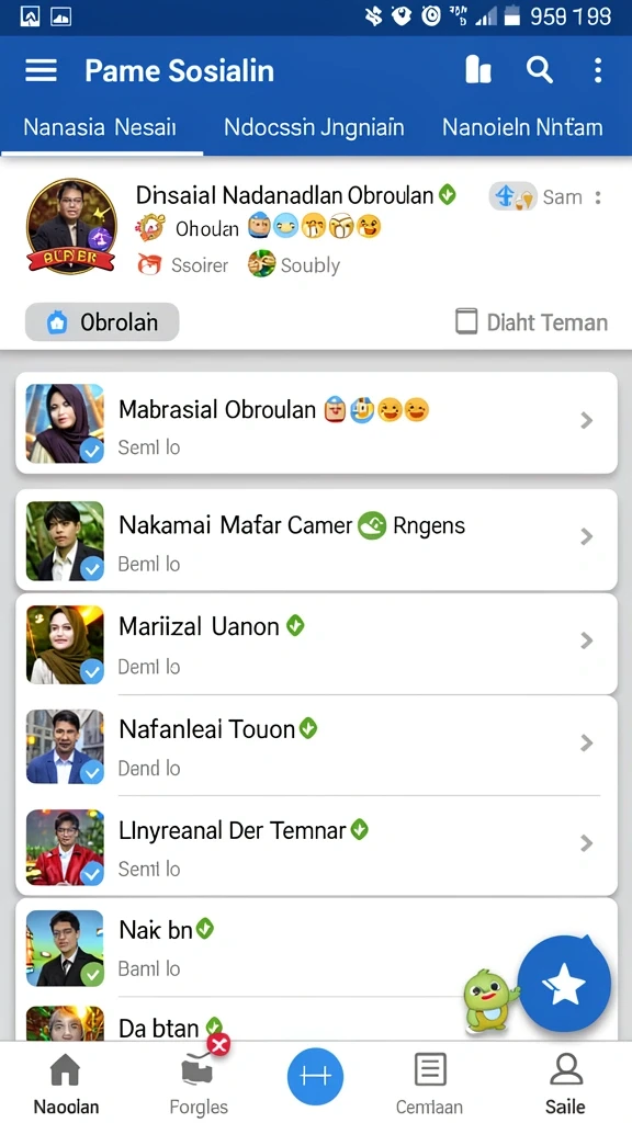 Pengaturan karakter yang beragam untuk dinikmati.
