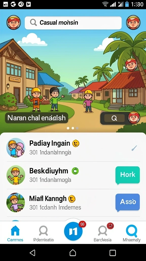Tangkapan layar menampilkan karakter utama dalam aksi.