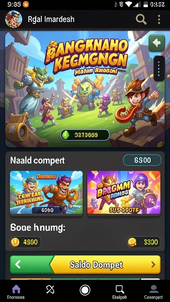 Tampilan utama VANTAIDN yang menawan dan interaktif.