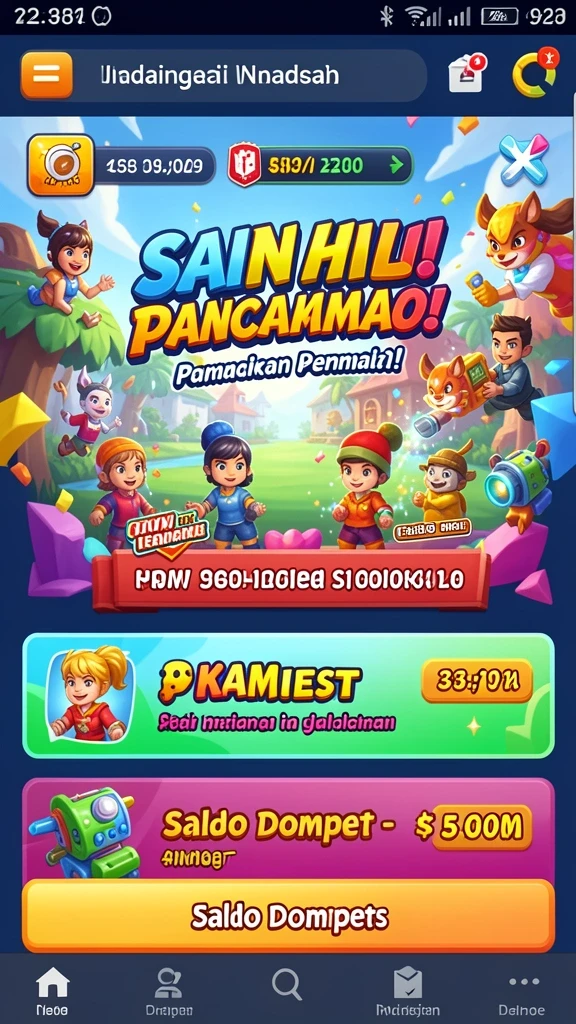 Tangkapan layar menampilkan aksi seru dalam game.