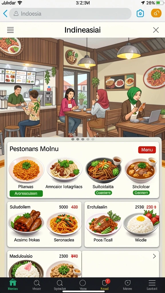 Tampilan antarmuka yang intuitif dan mudah digunakan.