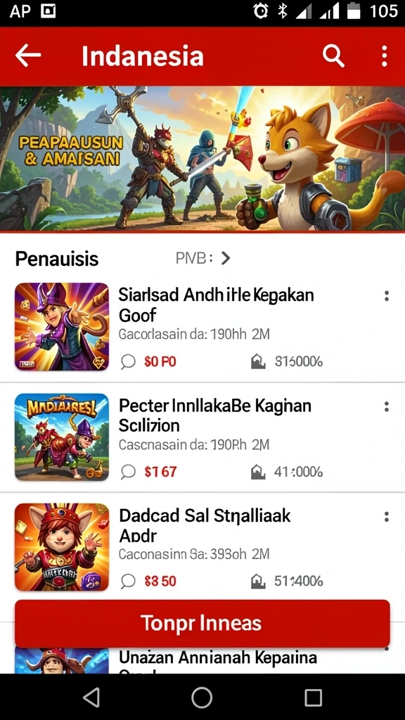 Grafis berkualitas tinggi yang memukau di dalam game.